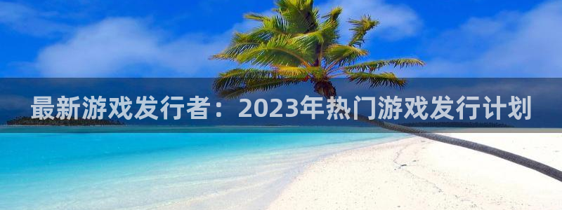 pp电子酒庄：最新游戏发行者：2023年热门游戏发行计划
